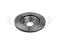 Front brake disc thumb
