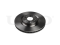 Front brake disc thumb