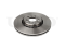 Front brake disc thumb