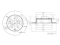 Rear brake disc thumb