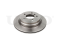 Rear brake disc thumb