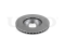 Front brake disc with Geomet® coating thumb