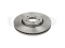 Front brake disc thumb