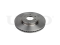 Front brake disc thumb