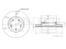 Front brake disc thumb