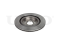 Rear brake disc thumb