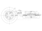 Rear brake disc thumb