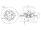 Rear brake disc thumb