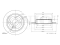 Rear brake disc thumb