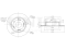 Rear brake disc thumb