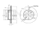 Front brake disc thumb