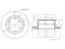 Rear brake disc thumb