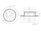 Rear brake disc thumb