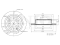 Rear brake disc thumb