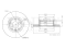 Front brake disc thumb