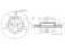 Front brake disc thumb