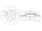 Rear brake disc thumb