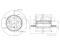 Rear brake disc with Geomet® coating thumb