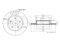 Rear brake disc with Geomet® coating thumb