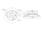 Rear brake disc with Geomet® coating thumb