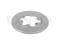 Rear brake disc with Geomet® coating thumb