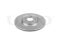 Rear brake disc with Geomet® coating thumb