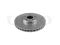 Front brake disc with Geomet® coating thumb