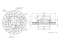 Front brake disc with Geomet® coating thumb
