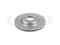 Front brake disc with Geomet® coating thumb