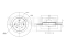 Rear brake disc with Geomet® coating thumb