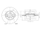 Rear brake disc with Geomet® coating thumb