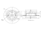 Rear brake disc with Geomet® coating thumb