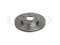 Front brake disc thumb