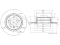 Rear brake disc thumb