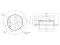 Rear brake disc thumb