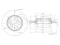 Rear brake disc thumb