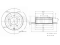 Rear brake disc thumb