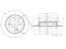 Rear brake disc thumb