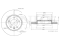 Rear brake disc thumb
