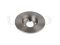 Front brake disc thumb