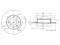 Rear brake disc thumb