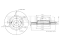 Front brake disc thumb