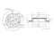 Rear brake disc thumb