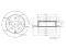 Rear brake disc thumb