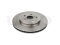 Front brake disc thumb