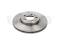 Front brake disc thumb