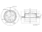 Rear brake disc thumb