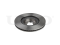 Front brake disc thumb