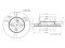 Front brake disc thumb