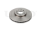 Front brake disc thumb